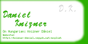 daniel knizner business card