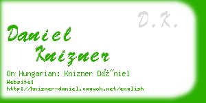 daniel knizner business card